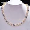REESA Men's Hip Hop Devil's Eye 6mm Tennis Chain Necklace