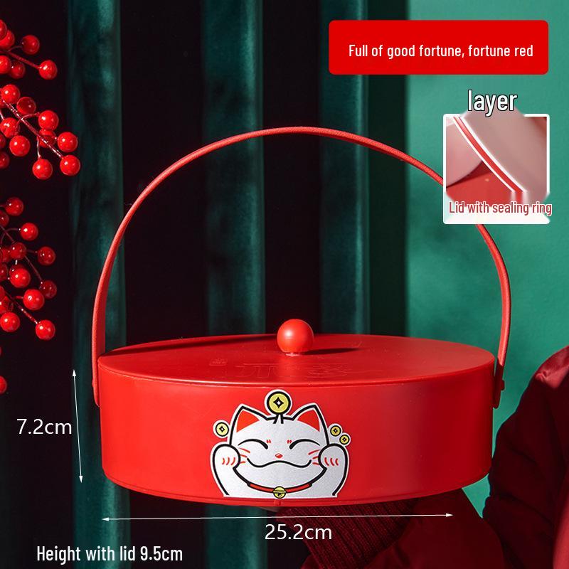Handheld Candy Box for Weddings and Engagements - Plastic Bridesmaid Favor Box for Candy or Dried Fruit