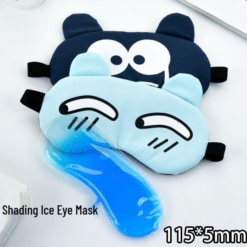 Cute Cartoon Anime Eye Mask | Ice/Hot Compress, Breathable Sleep Shade for Men & Women
