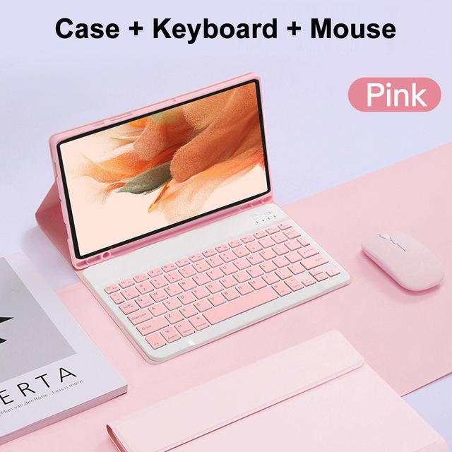Samsung S11/A9+/S7/S8/S9FE/S10Li Bluetooth Keyboard Protective Case with Magnetic Pen Holder