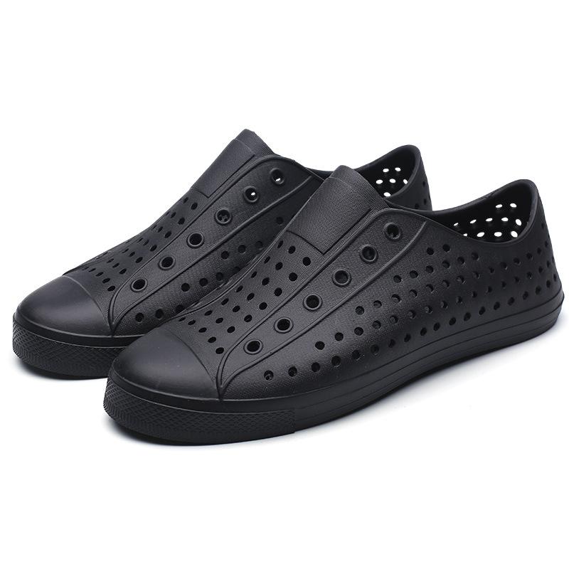 WNC native hole shoes men's bag head sandals wading beach hollow shoes 2025 summer sandals men
