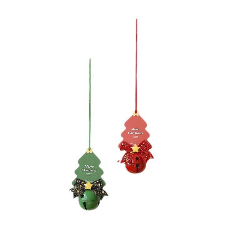 New Christmas Decorations Christmas Tree Creative Pendant Atmosphere Gift Car Pendant Card Bell