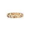 Coco Crush Mini Series Narrow Exquisite 18K Gold Ring Men Rings Beige Champagne-Gold J11785