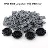 Legoeds-compatible Technical Tracks and Wheels Pack Gears and Axle Set Tank Chain Crawler for 3711 3873 57518 88323 15379 14696