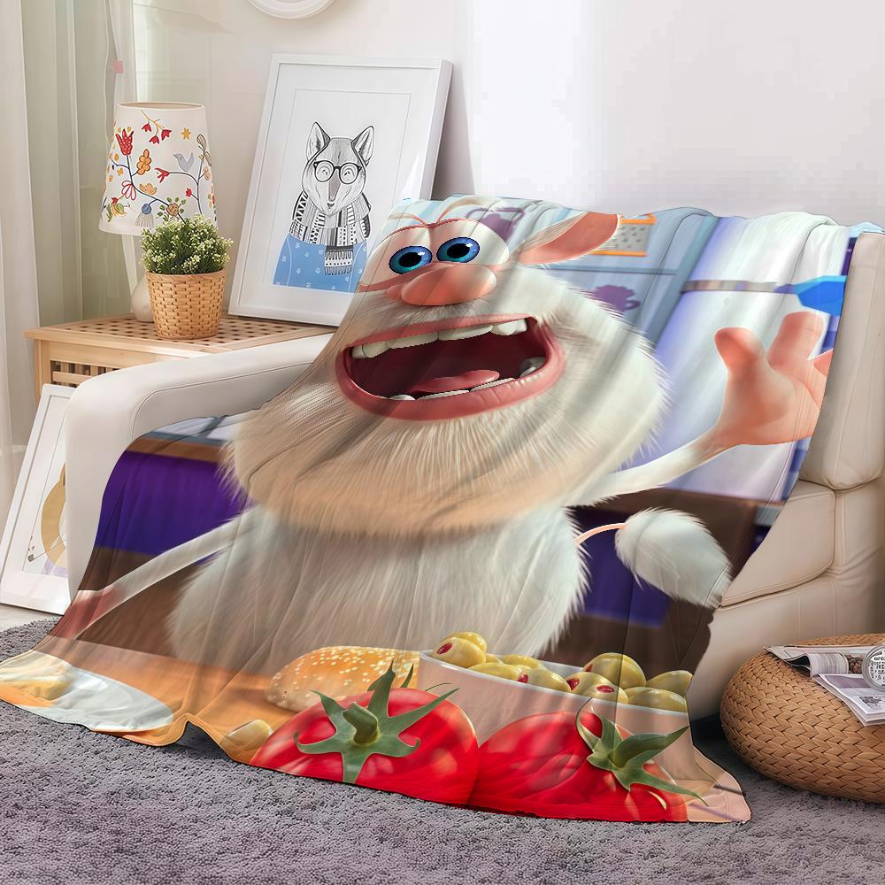 Cartoon Anime B-Booba Decke Warm Und Weich Geeignet Für Schlafzimmer Wohnzimmer Sofabett Büro Reise Camping