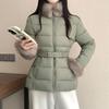 Trendy Korean-Style Black Short Thick Warm Cotton Winter Jacket 2026
