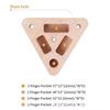Multifunctional Rock Climbing Hangboard Portable Finger Training Equipment with Various Holds for Finger Strength&Pull Up Grip