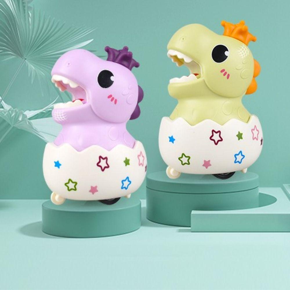 Cartoon Dinosaur Egg Car Dinosaur Egg Press Return Toy Cars Mini   Gifts