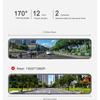 Streaming Media Driving Recorder High-definition 4K Rearview Mirror Front and Rear Dual Recording 12 Inch Reversing Image WiFi Interconnected GPS