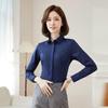 Women's Elastic Bamboo Fiber Long Sleeve Professional Shirt