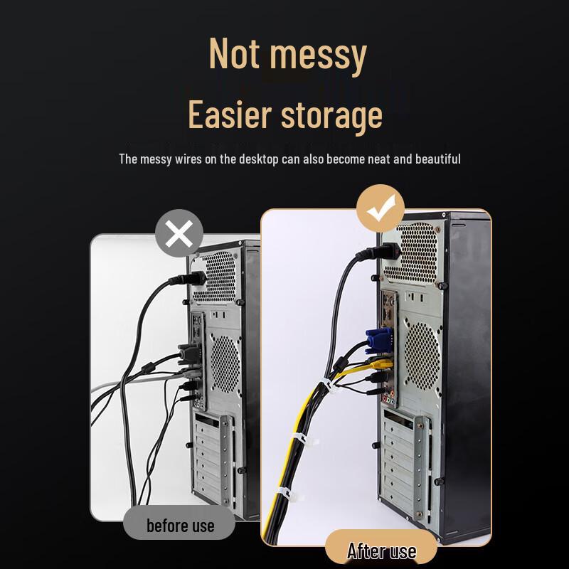 Minggu Reusable Releasable Nylon Cable Ties