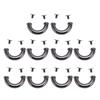 10 Seturi Conector U Cataramă Gunmetal 16.5x11x6mm Catarame Pod Arc 5.5mm Șuruburi Fier Încrucișate f