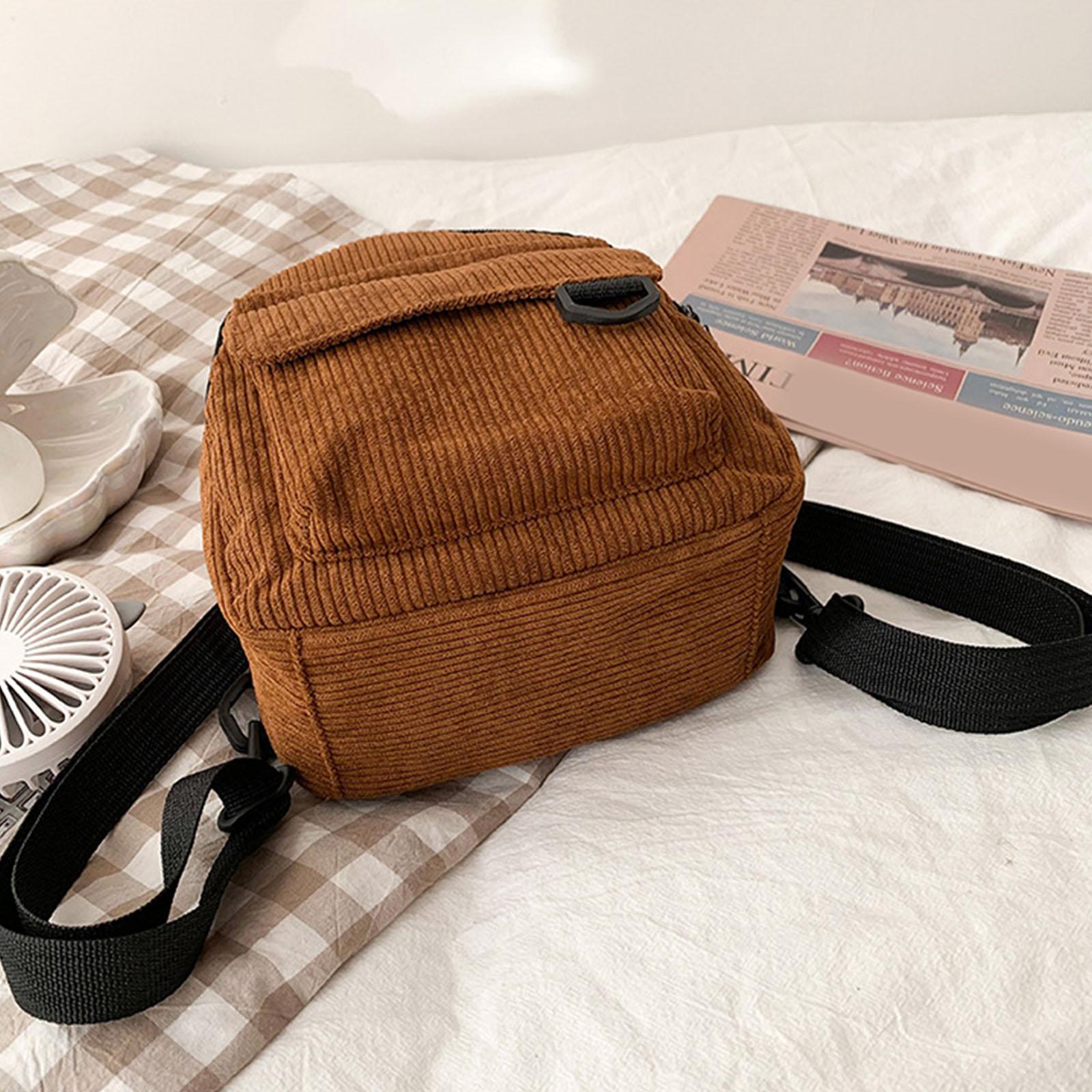 Портативный вельветовый рюкзак — фото 6