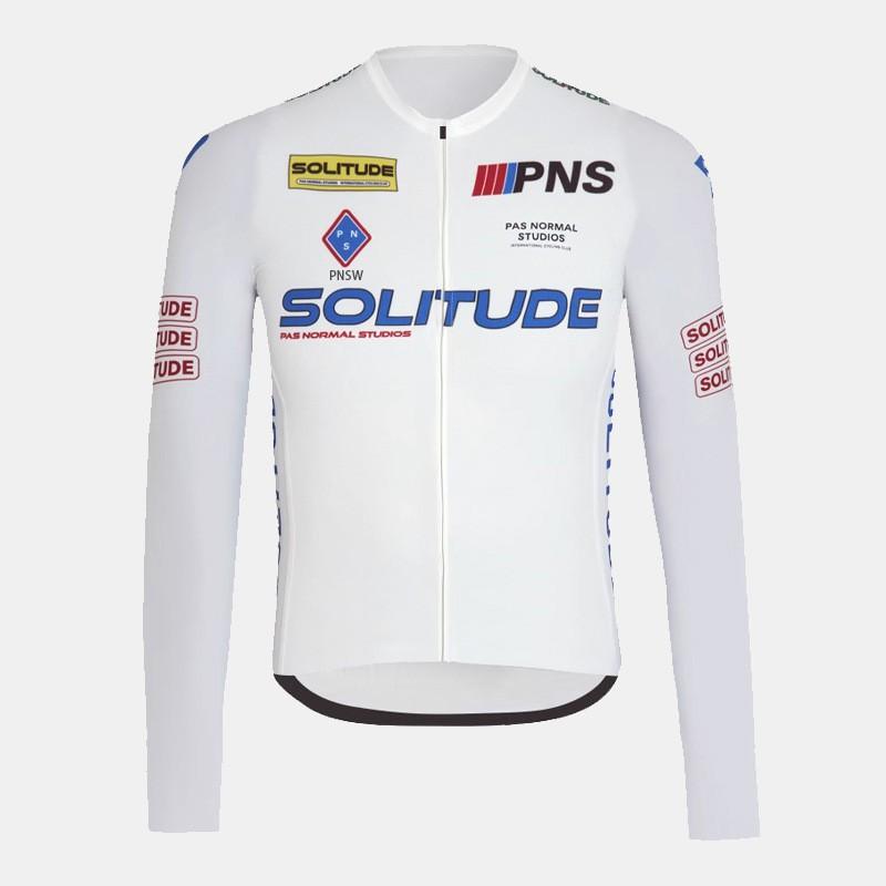 Mens Long Sleeve Cycling Jersey Breathable Performance Bike Riding Top Road XS