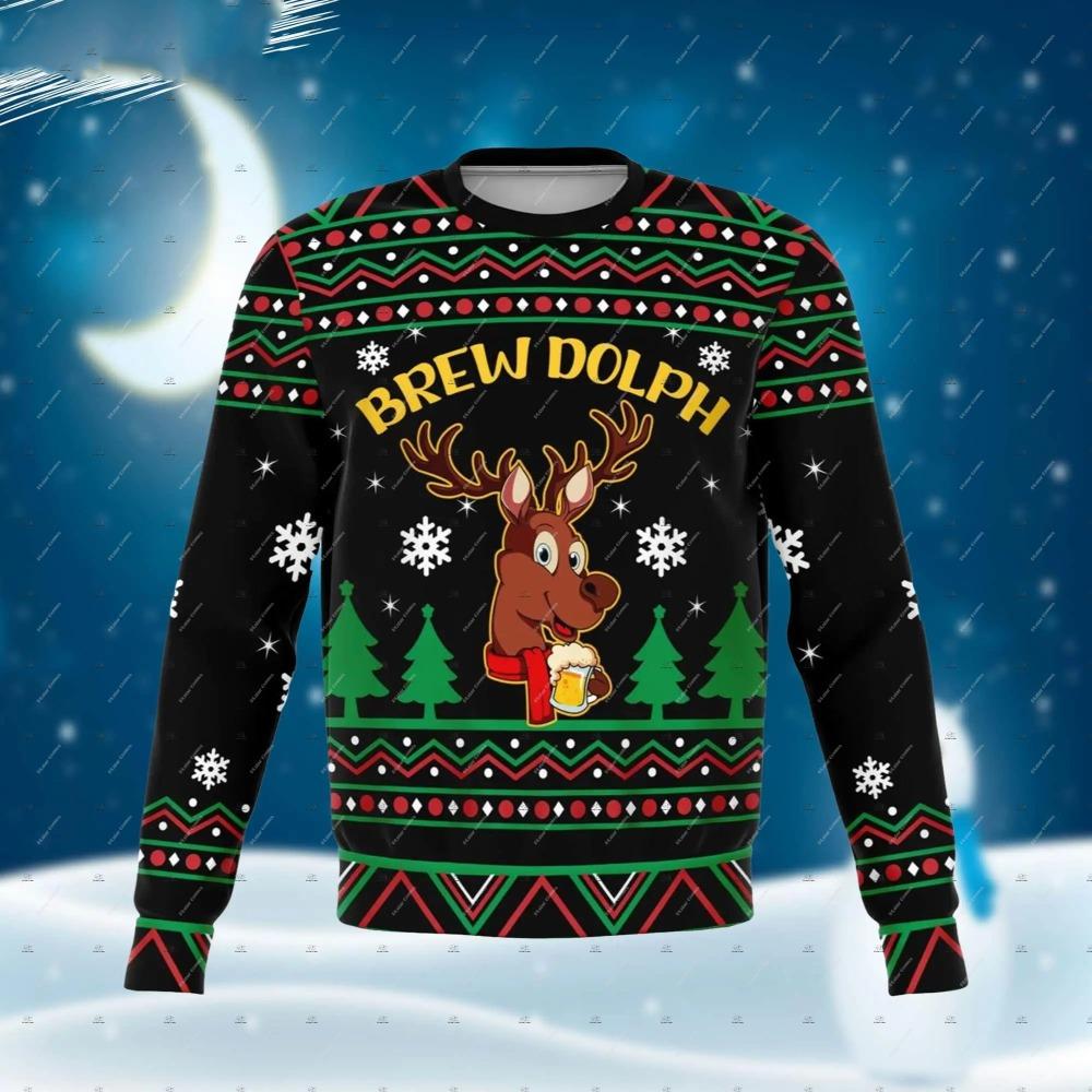 Christmas Cosplay Santa Claus Pet Anime Cartoon Skull Vintage Winter Ugly Sweater 3DPrint Harajuku Pullover Funny Long Sleeves X