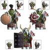 Game World Of Warcraft Orc Assembly Model Handheld Computer Case Desktop Decoration Ornament Action Figures Collectible Toy Gift