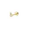 Bobisty 1pz Orecchini in Acciaio Inossidabile Chirurgico per Donna Delicato Stud Piatto Orecchino Cerchio Cartilagine per Orecchie Sensibili