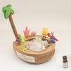 Flameless Coconut Shell Aromatherapy Candle Gift Box - Crystal Stone High-End Home Decor.