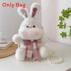 Cute Plush Bunny Mini Bag With Pearl Embellishments For Fashionable Women