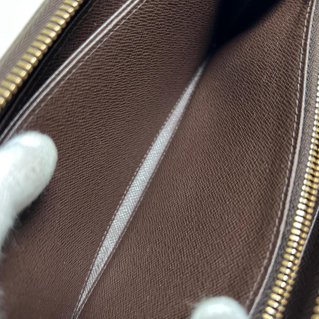 LOUIS VUITTON Zippy wallet Purse Brown Women used