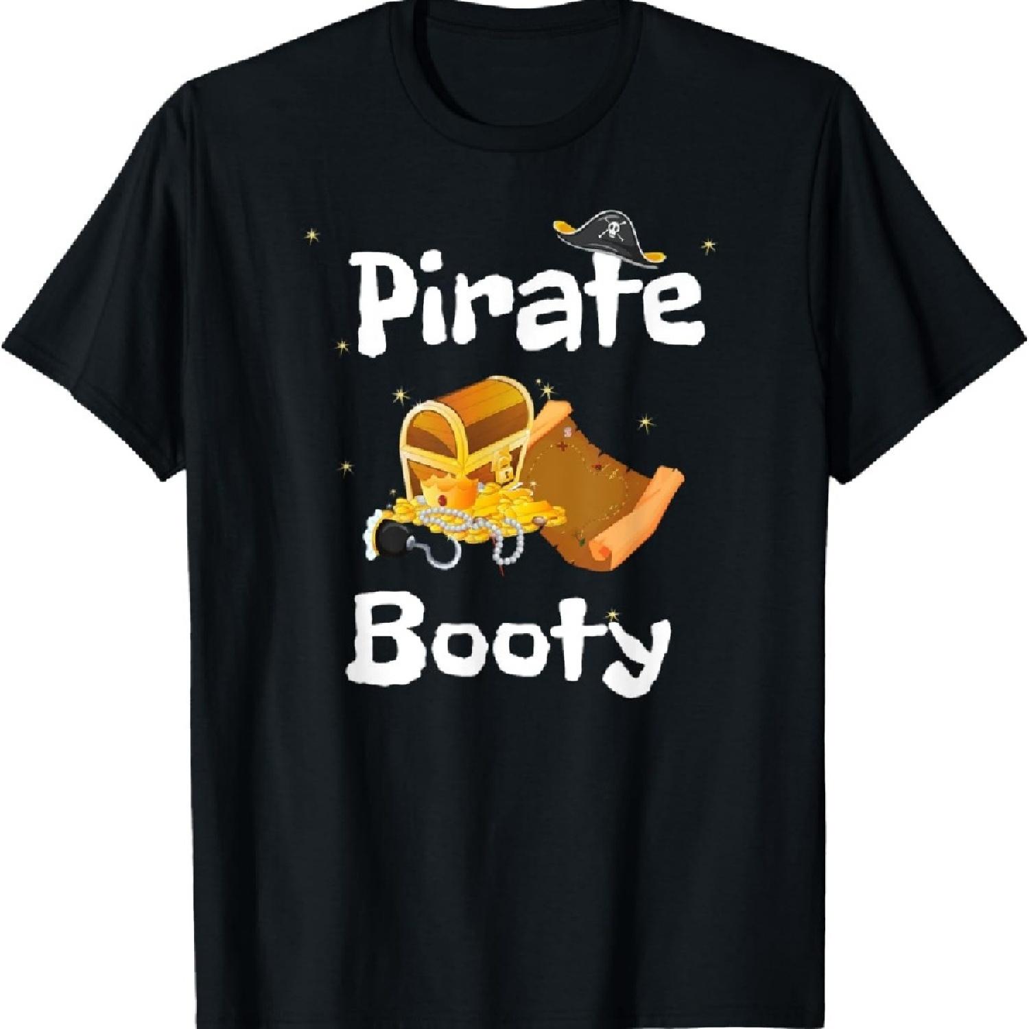 

Хэллоуин Взрослые Пиратская Добыча Золото и Карта Сокровищ Футболка XXXXXL чёрный