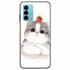Custodia per ZTE Blade V40 Vita Fiore Marmo Nero Paraurti Morbido TPU Silicone Cover per ZTE V 40 Vita / Blade V40 Vita Custodie per Telefono