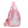 Clear Chest Bag Women Men Waterproof Transparent PVC Crossbody Travel Pouch Outdoor Sports Phone Sling Shoulder Bag Daypack Sac