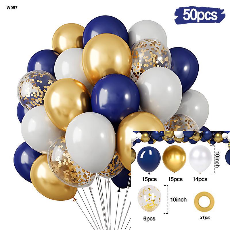 10-Zoll Latex-Ballon Festival Set: Individuell gestaltbare Ballonketten-Dekoration
