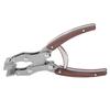 Flat Pliers Wooden Handle Alloy Steel Mouth 38mm Jaw Width Portable Leather Press Pliers