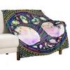 Tree of Life Mandala Throw Blanket Furrys Extra Large Throw Sofa Bed Single Picnic Blankets Ands Blankets