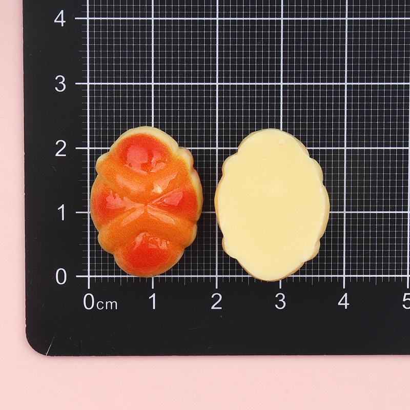 10/100Pcs Kawaii Flatback Resin Cartoon Bread Cake Cookies Simulation Food Crafts Diy Scrapbooking Kitchen Decor Accessory