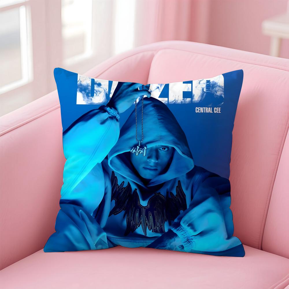 Central C-Cee Singer Cushion Cover Comfortable Reversible Pillow Cover Ideal For Car Sofa Bedroom & Beyond