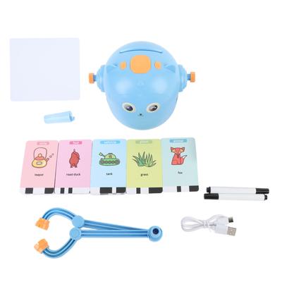 Akıllı Çizim Robotu Eğitimsel İnteraktif Boyama Öğrenme Makinesi 2 Kalem 100 Sayfa Kart