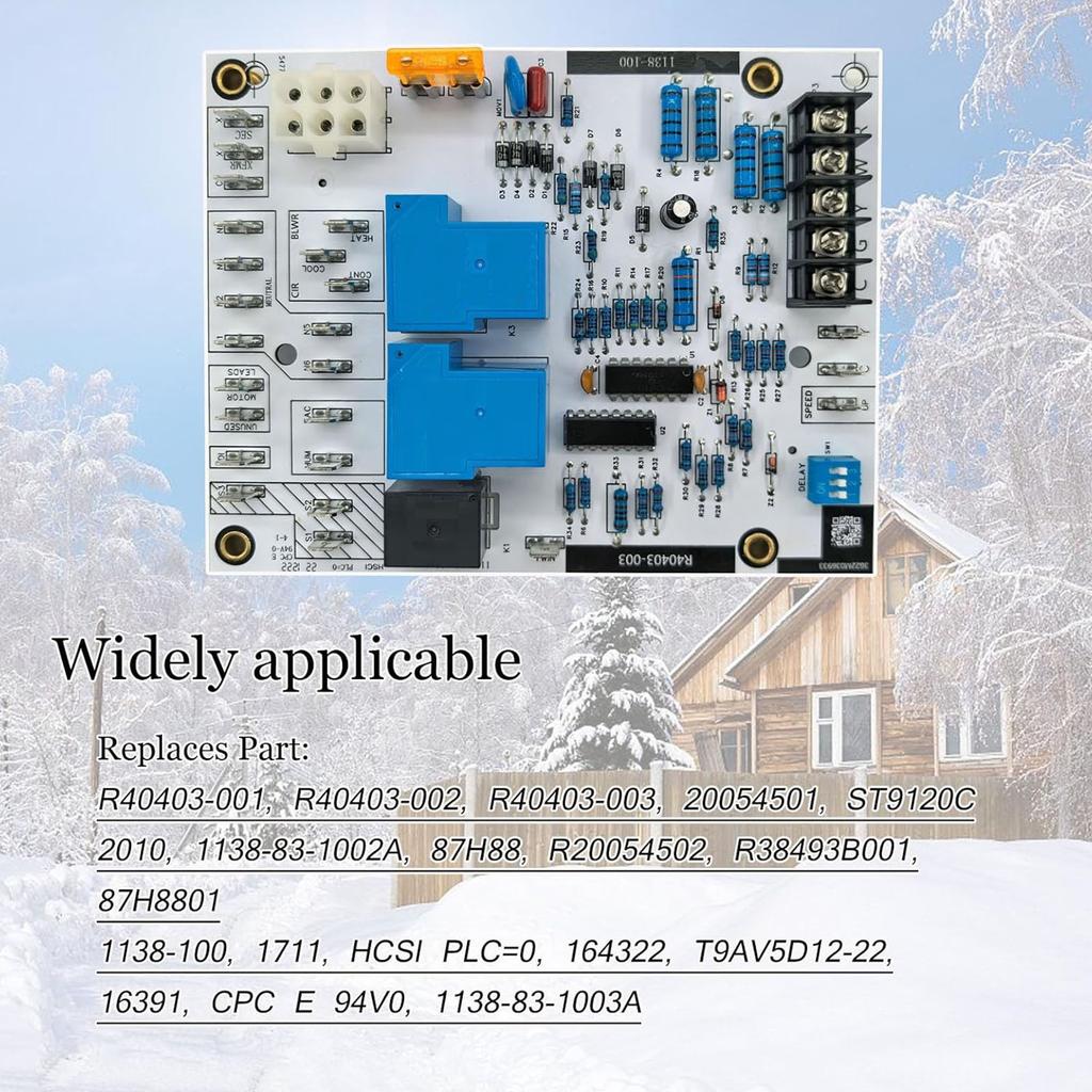 Electric Furnace Blower Accessory Power Board Electronic Board Circuit Board Control Motherboard for Furnace Blower