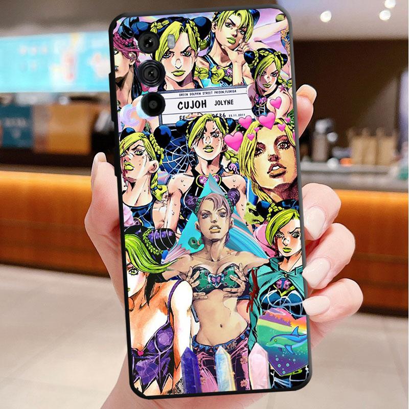 Phone Case For Motorola Edge 50 40 Pro 60 50 40 30 Ultra Neo Fusion Moto G85 G72 G53 G54 G84 G13 G32 JoJo Bizarre Adventure