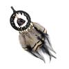 Handmade Woven Dreamcatchers Car Window Wall Hanging Feathered Tassels Natural Stone Bells Ornament for Bedroom Decors