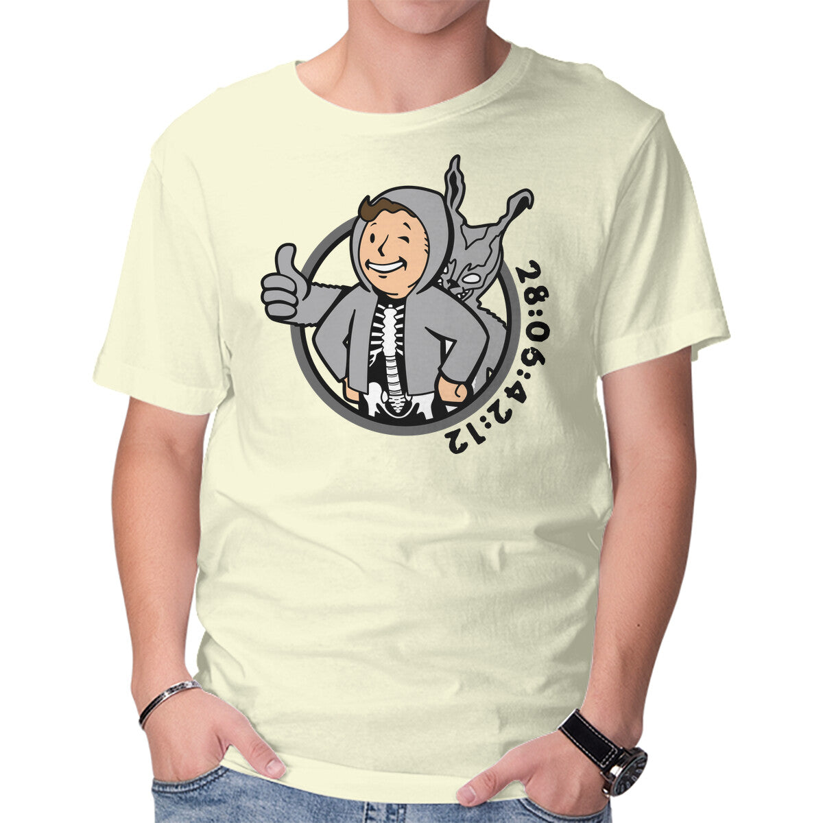 Unisex Crew Neck T-Shirt Vault Donnie Graphic Short Sleeve Casual Tee XXXL