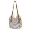 Cotton Casual Shoulder Bag With Woven Design For Daily Use