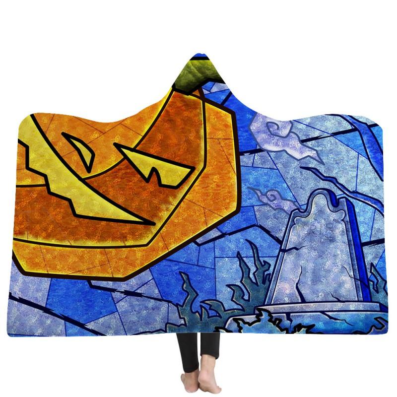 Hooded Blanket Adults Cozy Throw Super Soft Fleece Warm Winter Nap Home Decor