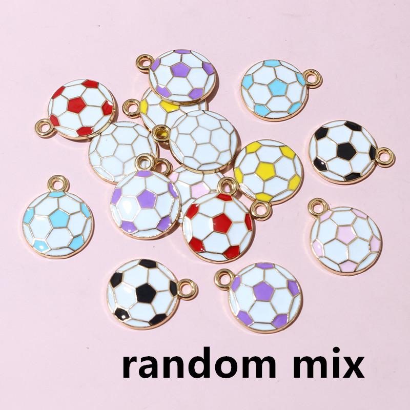 20pcs 14.5x12mm Enamel Double Side Heart Charms Pendant DIY Jewelry Making Accessories Findings for Bracelet Earrings Keychains