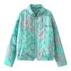 European and American popular early autumn new women's clothing European and American Internet celebrities French short thin cotton jacket