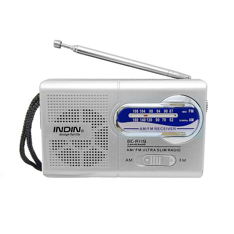 Bc-R119 Radio Am Fm Battery Operated Portable Radio Best Reception Longest Lasting For Emergency Hurricane Running Walking Home