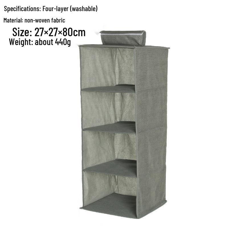 Multi-Layer Hanging Wardrobe Organizer for Clothes Storage