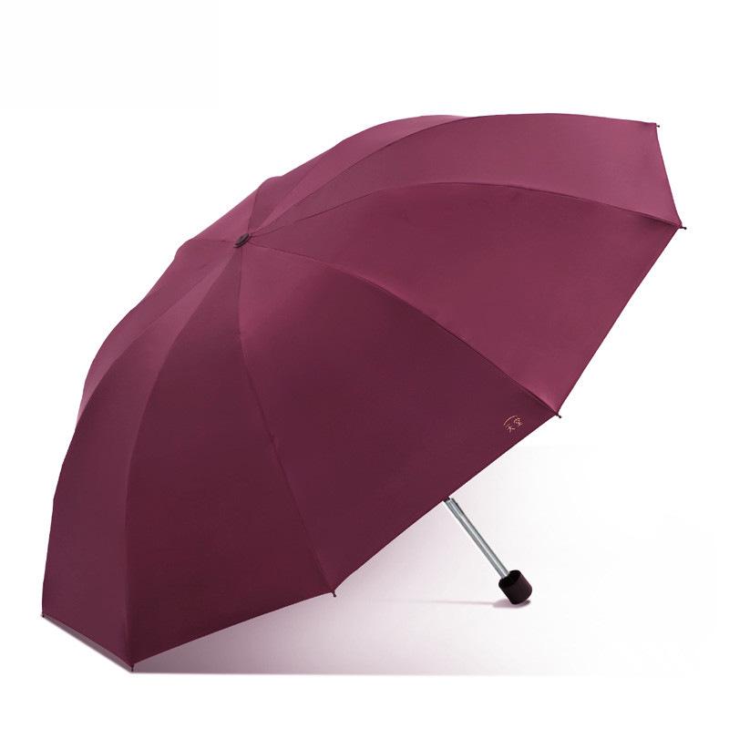 Large Folding Umbrella for Two or Three People with Sun Protection and Anti-UV Features