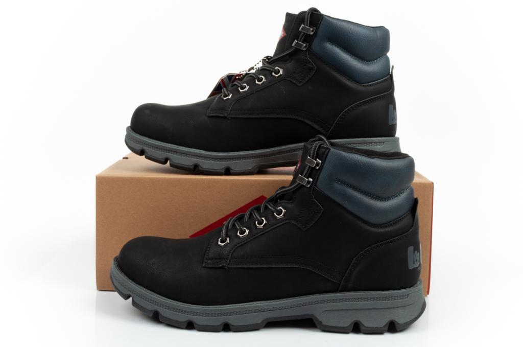 Lee Cooper Synthetic Black [LCJ-24-01-2948M] Y.44