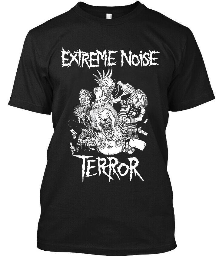 New! Popular Extreme Noise Terror English Grind Death Music Logo T-Shirt S-4XL XXXXL