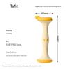 Cute Apple Core Ceramic Bird Perch Functional Nail Trim Climbing Stick Wear-resistant Chew Toy Decor For Parakeet Lovebird Cage