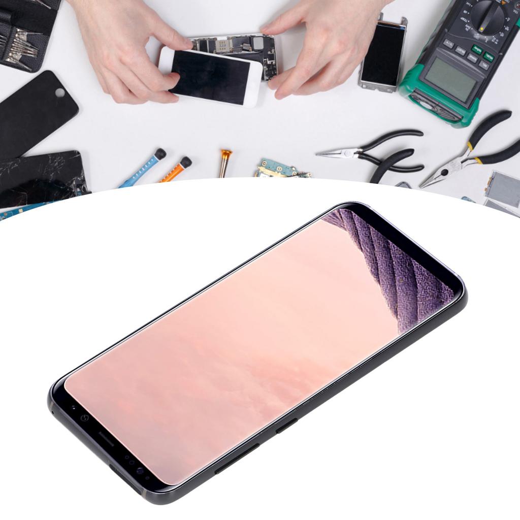 6.2in Phone Screen Replacement for   S8 Plus G955U G955F G955A Phone Touch Display Digitizer Repair Parts with Frame Tools