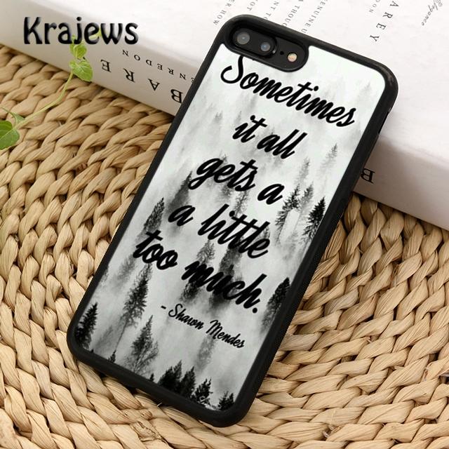 Krajews Pop Singer Shawn Mendes Magcon Phone Case Cover For iPhone 16 15 SE2020 14 6 7 8 Plus 11 12 13 Pro Max Coque Fundas