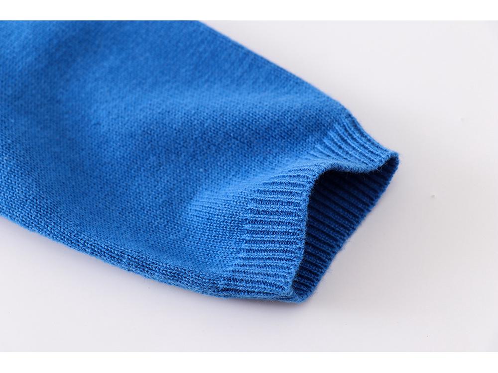 2025 Children's Pure Cotton Knitted Cardigan - Infant & Toddler Sweater, European & American Style for Boys & Girls